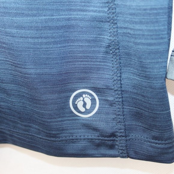 HANG TEN MENS UPF 50+ SUN TEE T SHIRT NWT LONG SLEEVE SZ SMALL BLUE GRAY POCKET - Picture 5 of 13